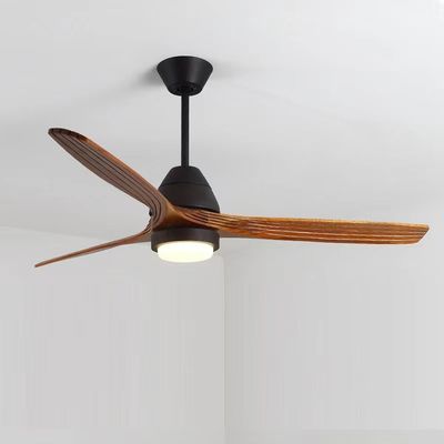 LED 20W 固木天井扇 木材プロペラ 天井扇