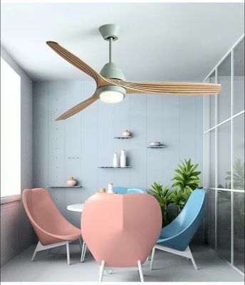LED 20W 固木天井扇 木材プロペラ 天井扇