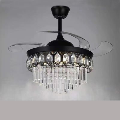 42 インチ 高品質のクリスタルスマート 天井扇風機 リビングルームのためのDCモーター