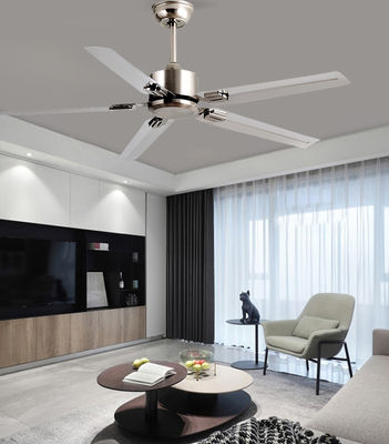 シルバー モダン LED 天井扇風機 ECO 52 3 ブレード 天井扇風機