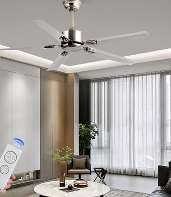 シルバー モダン LED 天井扇風機 ECO 52 3 ブレード 天井扇風機
